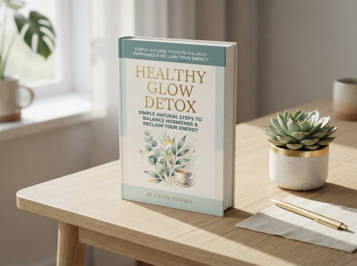 Healthy Glow Detox eBook cover mockup by Tanya Howell