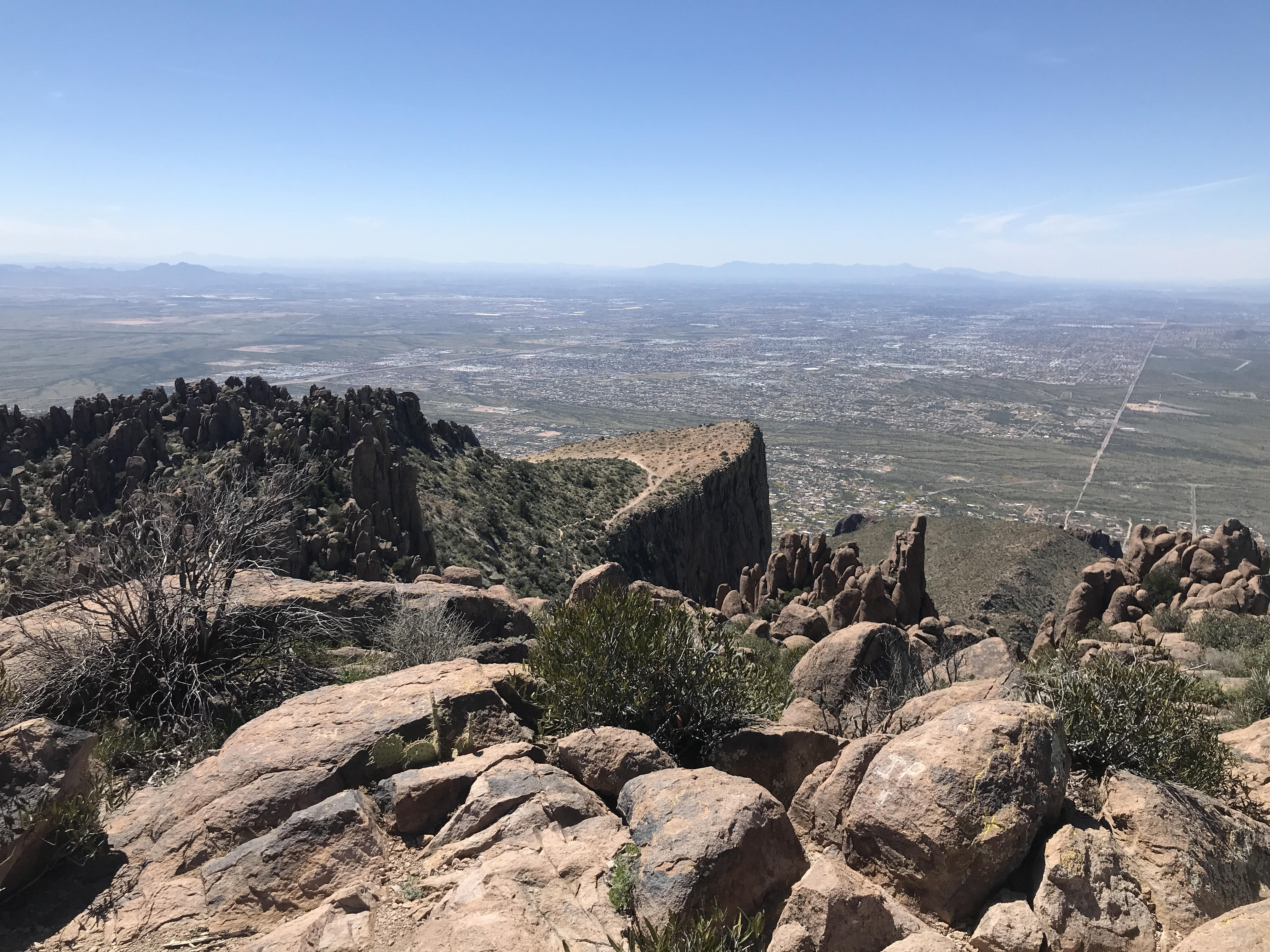 High mesa overlooking the valley basin — a foundation of elevation and perspective.
