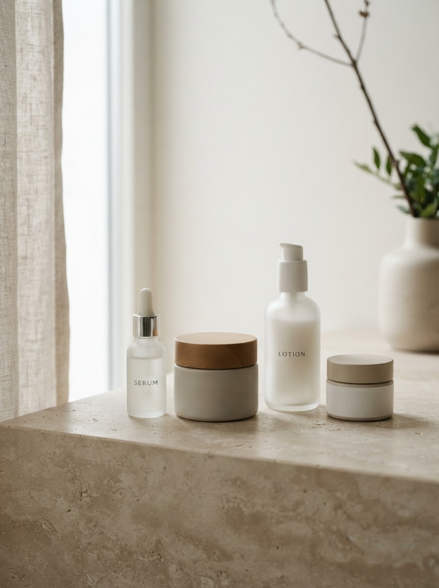 Simple midlife skincare routine for dry acne-prone skin