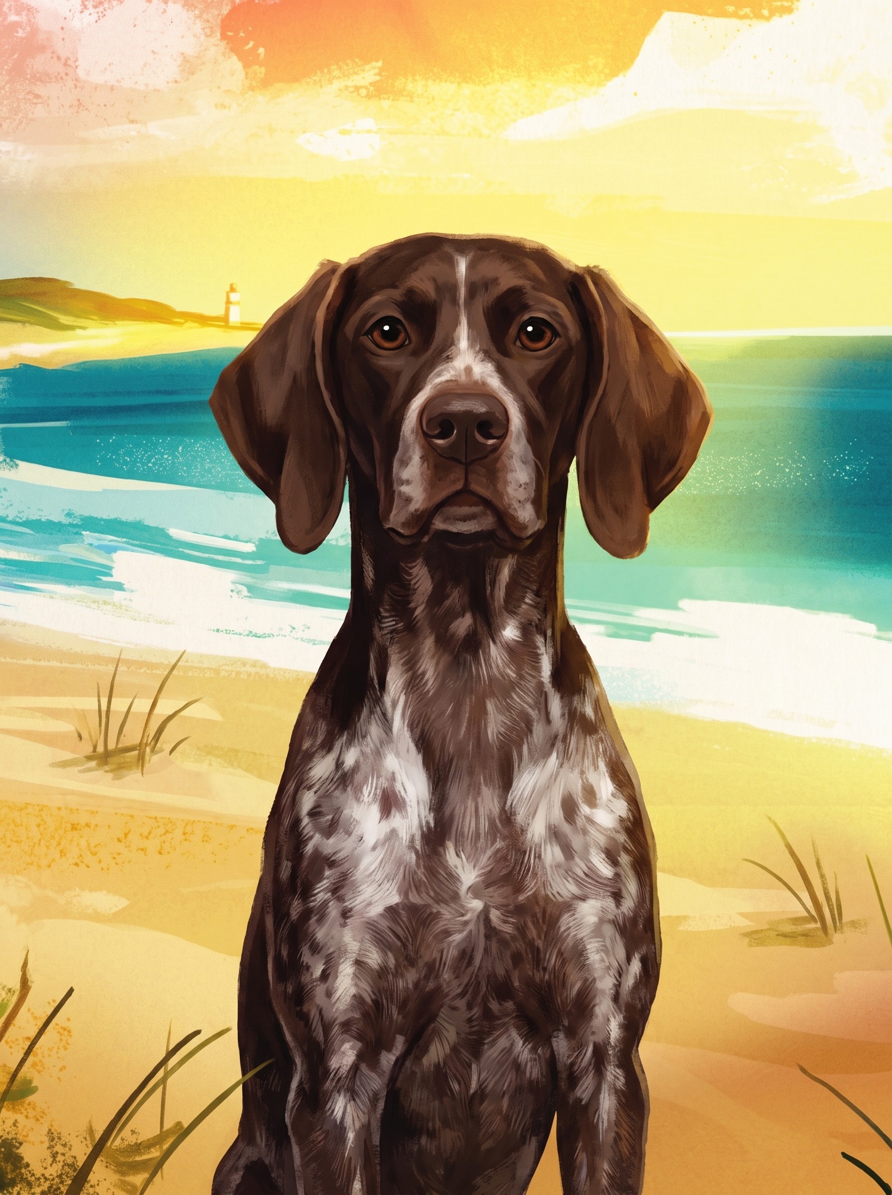 Lilly, German Shorthaired Pointer, from the Sandy Paws book series