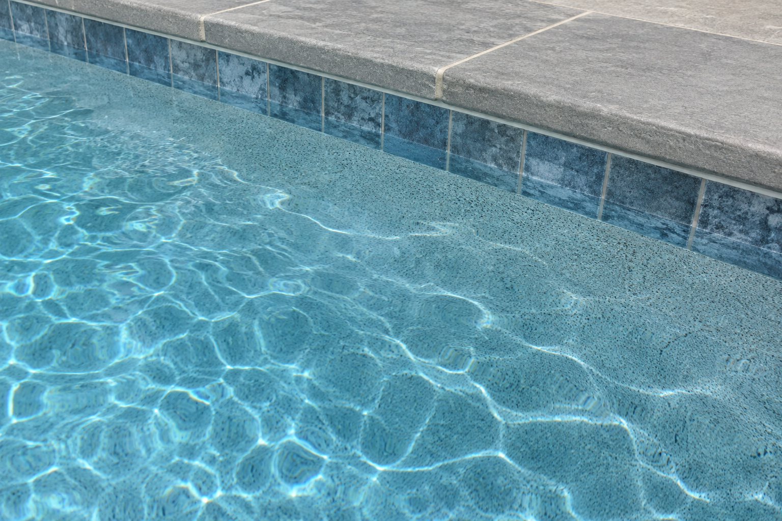 Resurfaced residential pool interior finish in Palm Beach Gardens FL