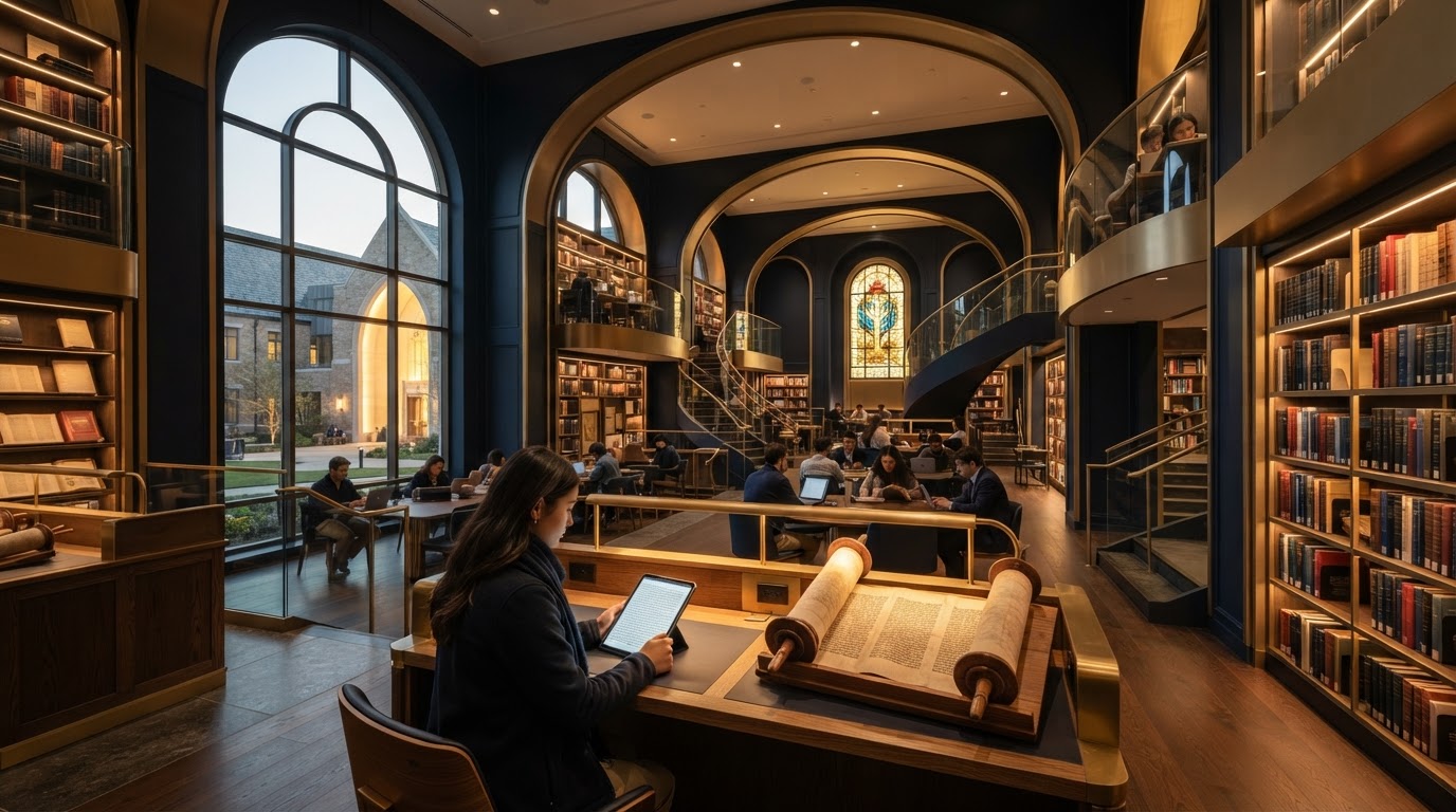 Romanian Bible Academy campus and library
