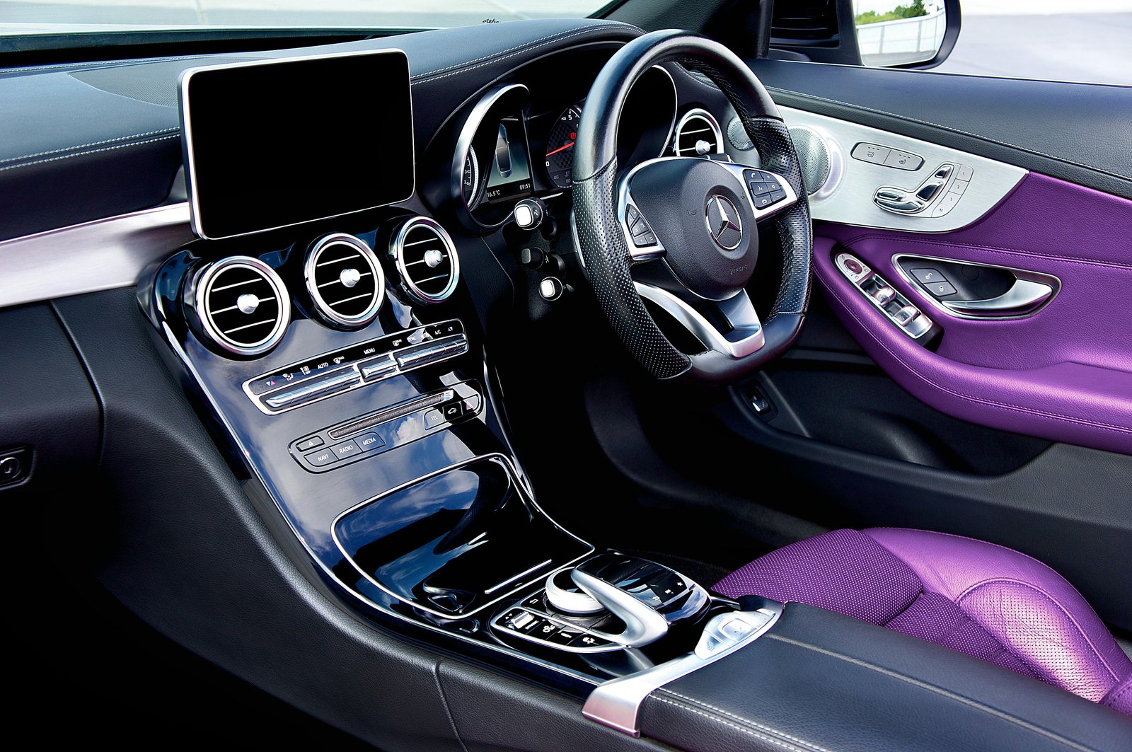Luxury car interior