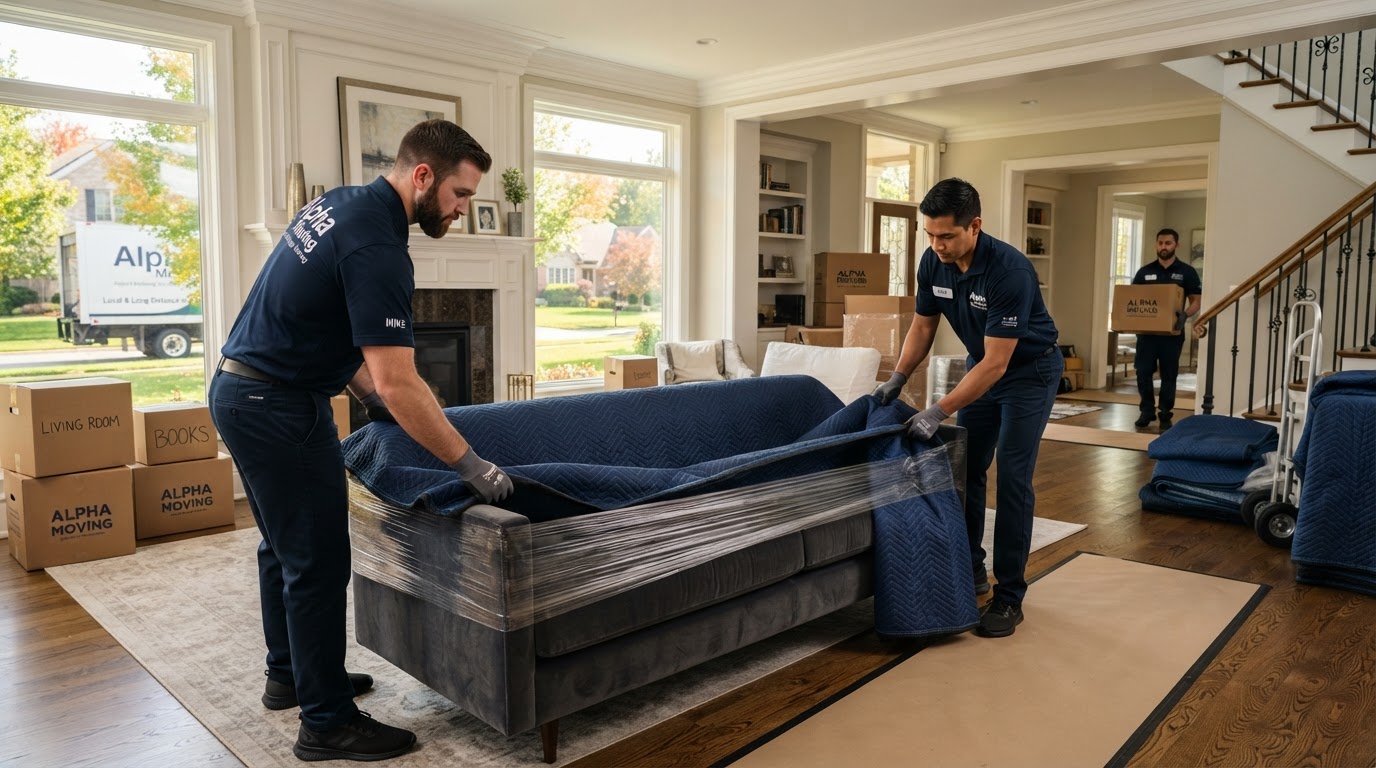 Alpha Moving Team Padding Furniture