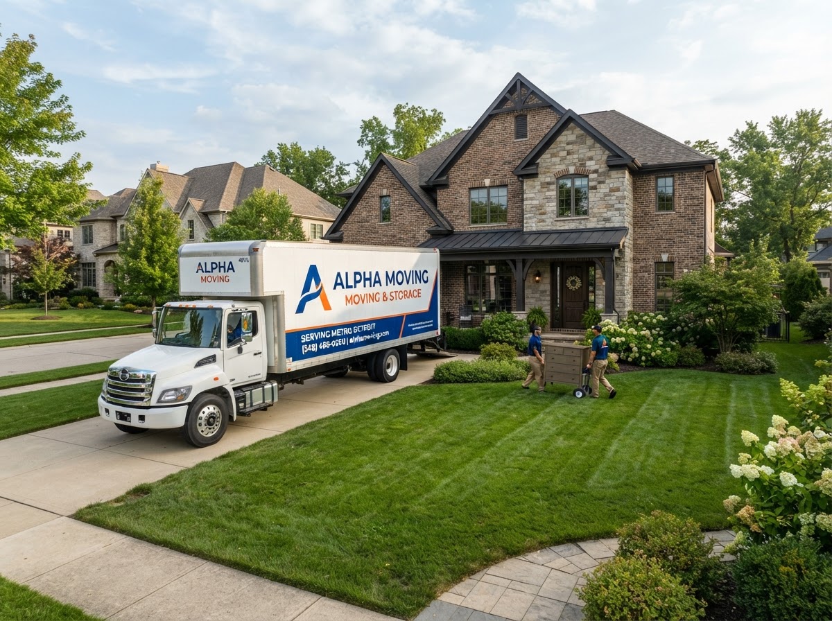 Alpha Moving Truck Suburban House