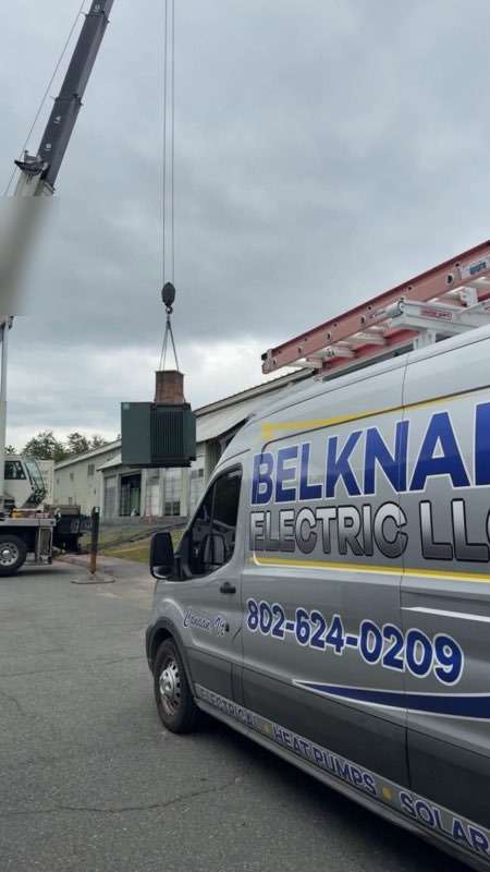 Commercial Crane & Transformer Lift — Belknap Electric