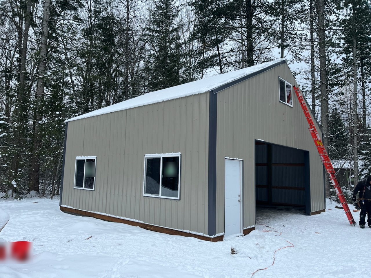 Shop building by Bruin Builders