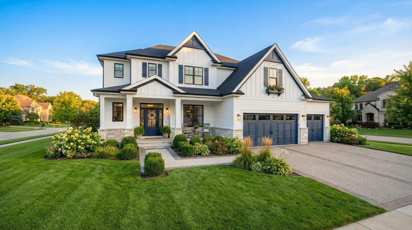 A welcoming American-style family home