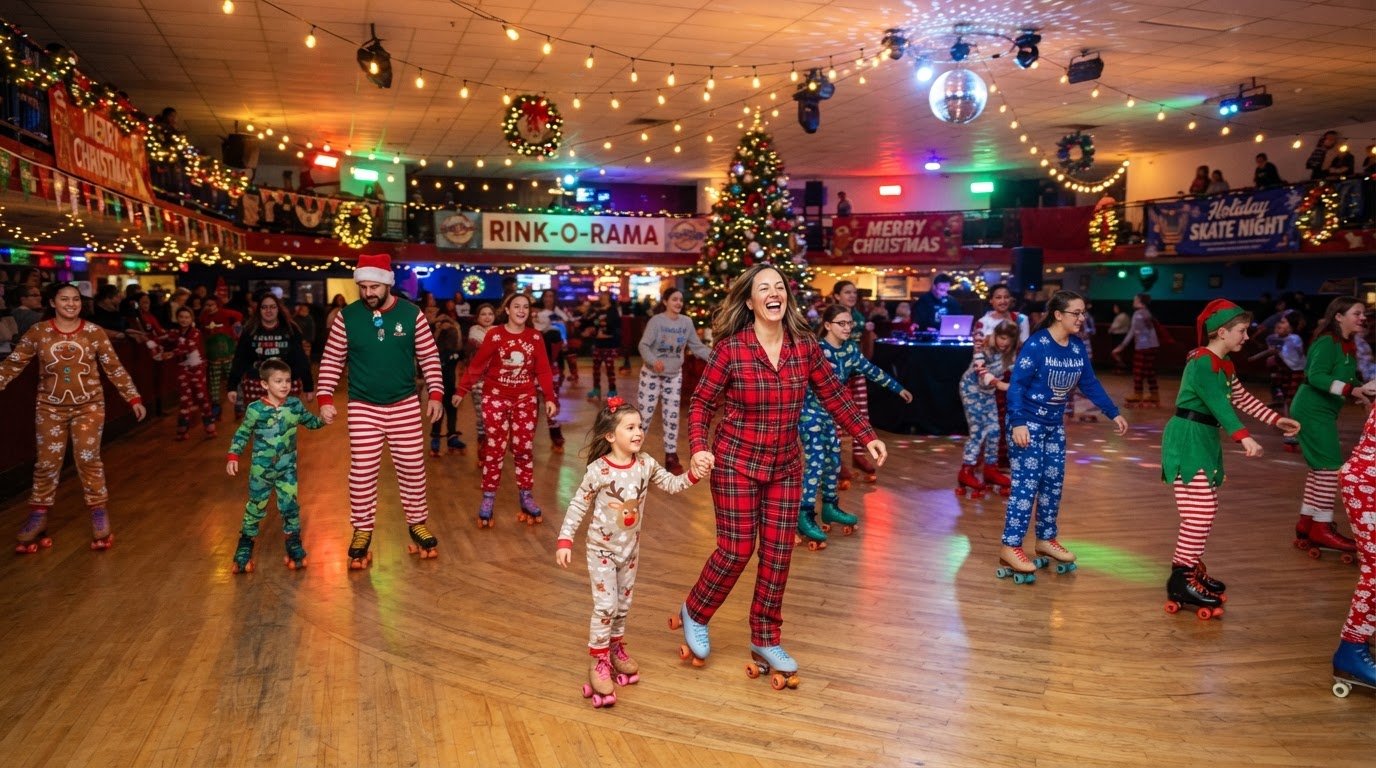 Christmas Pajama Skate