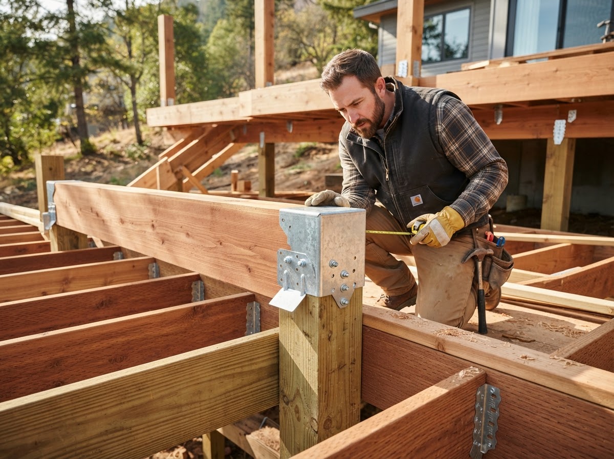 Post-to-beam reinforcement done to code