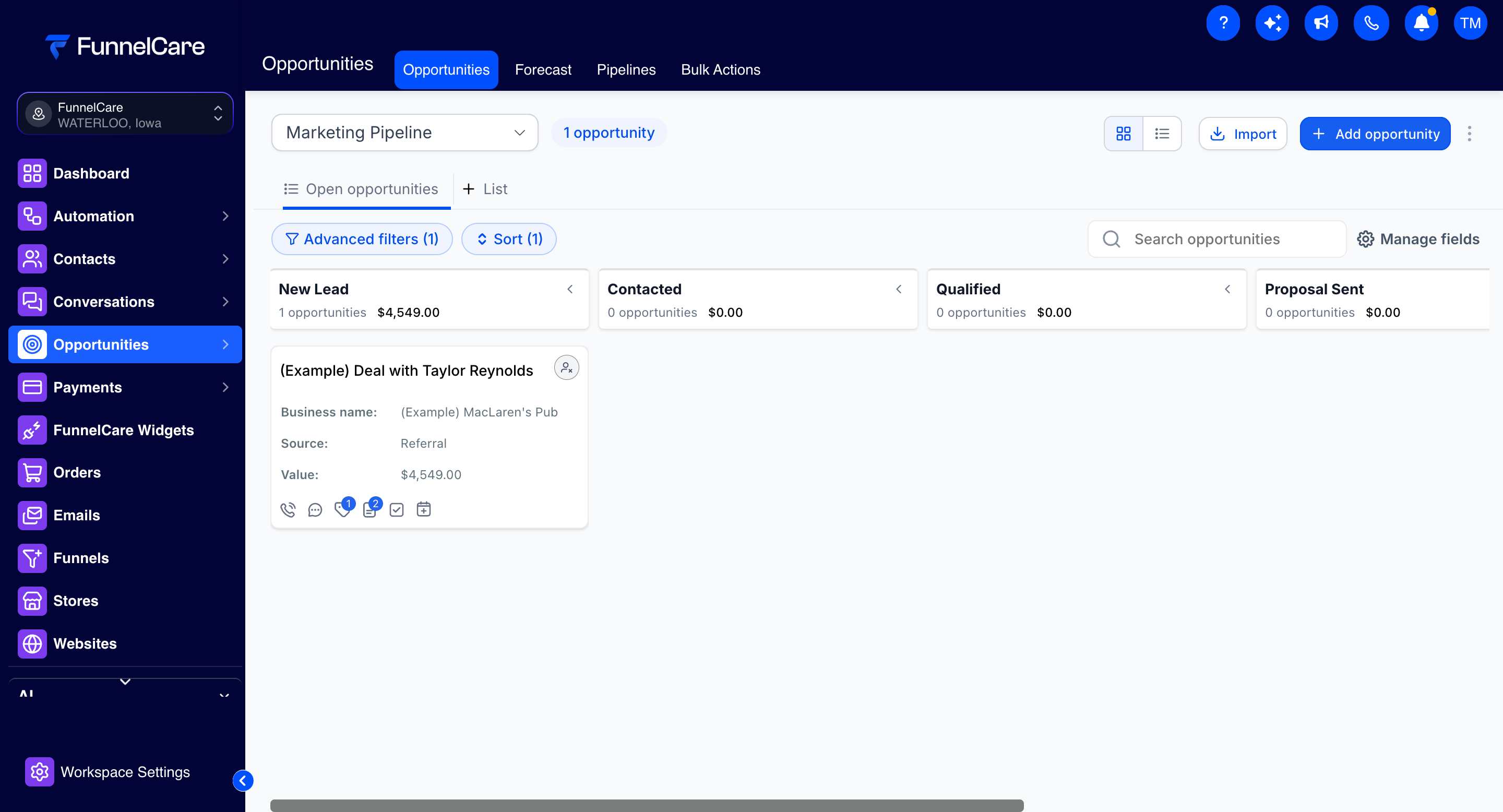CRM & Pipelines