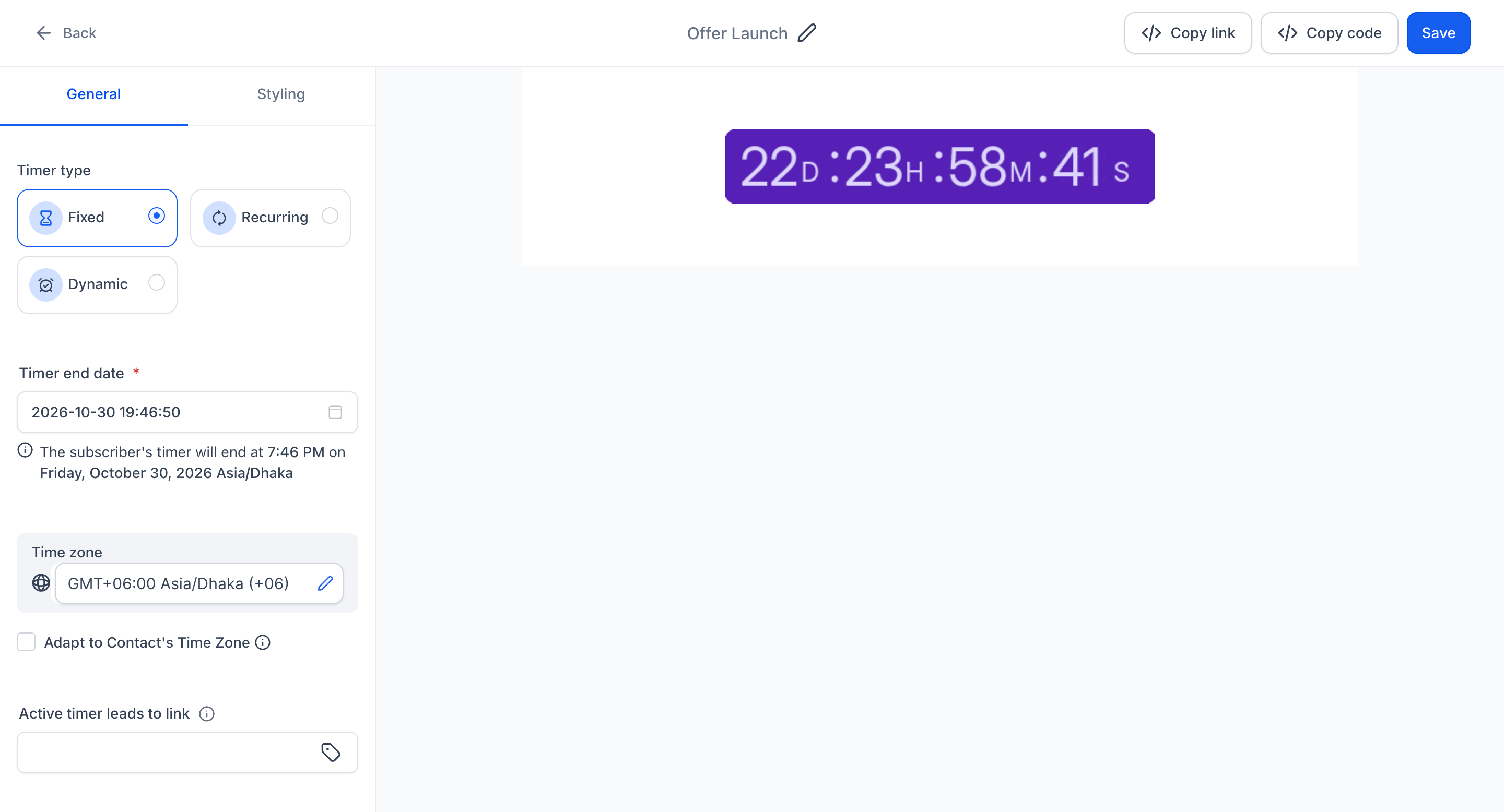 Countdown Campaigns