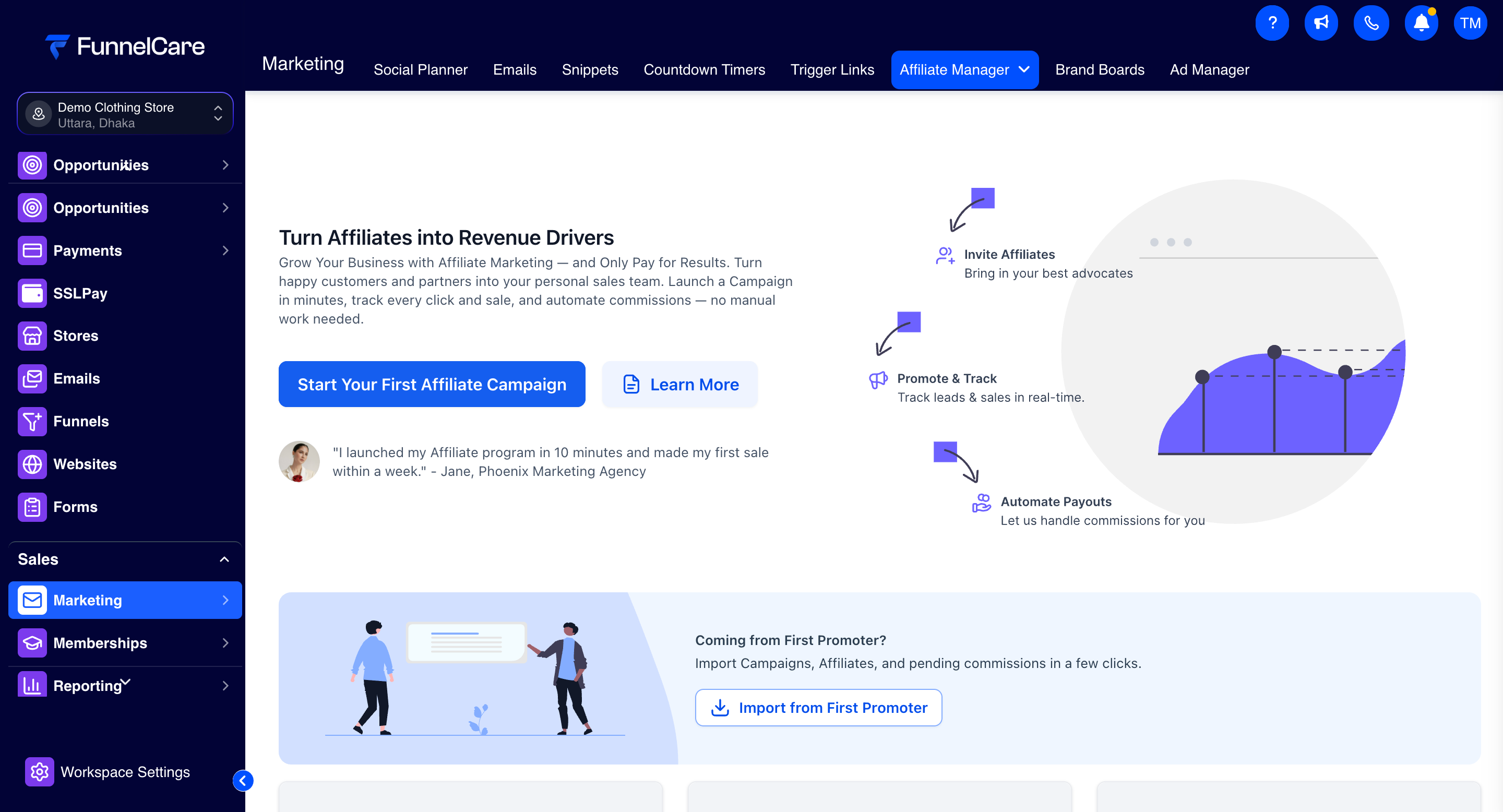 Affiliate Manager