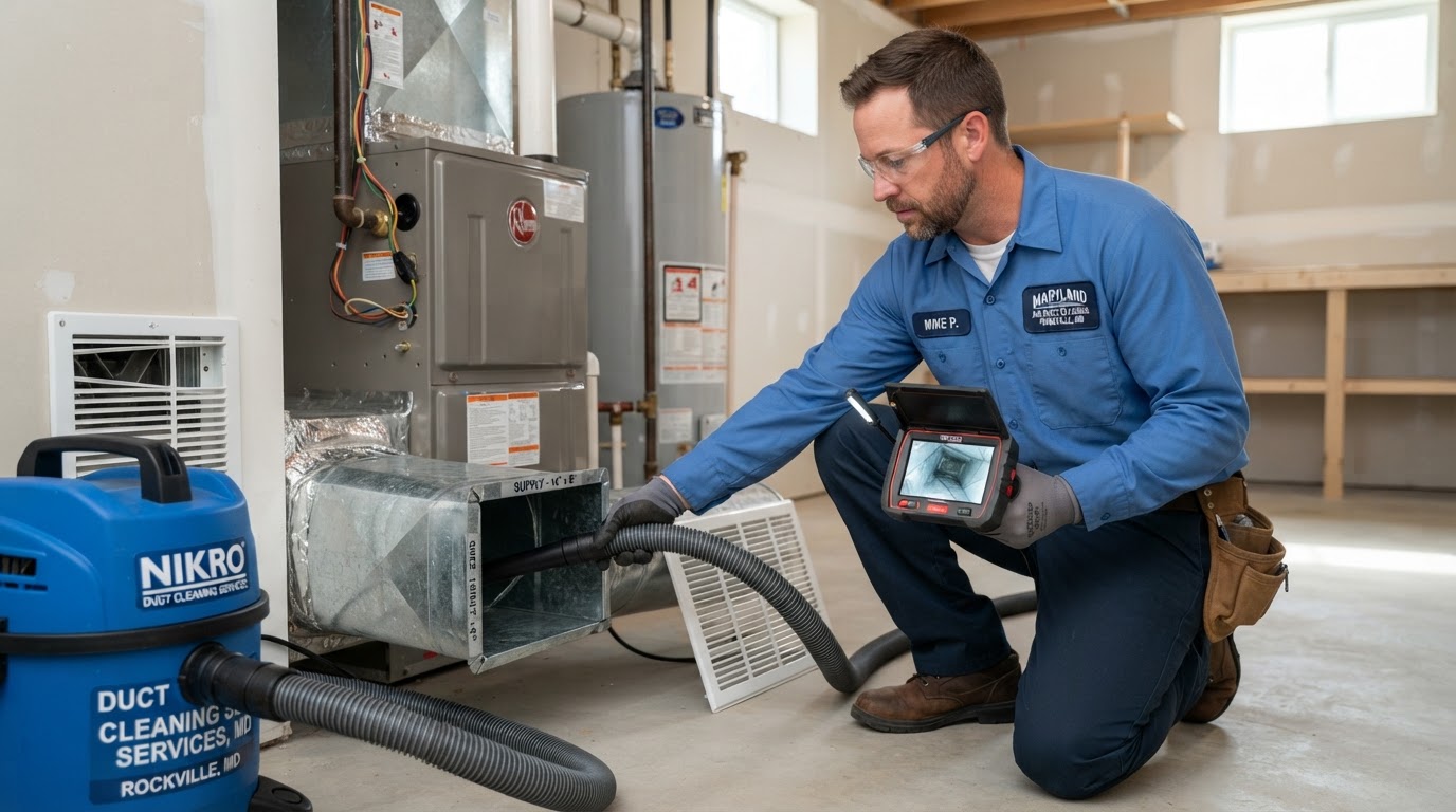 Professional air duct cleaning and home contractor services in Rockville MD