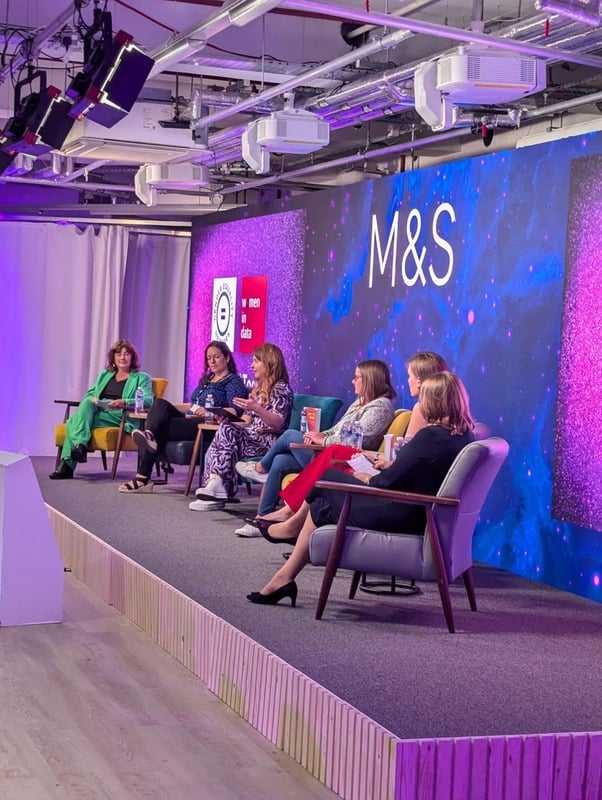Rebecca hosting an event