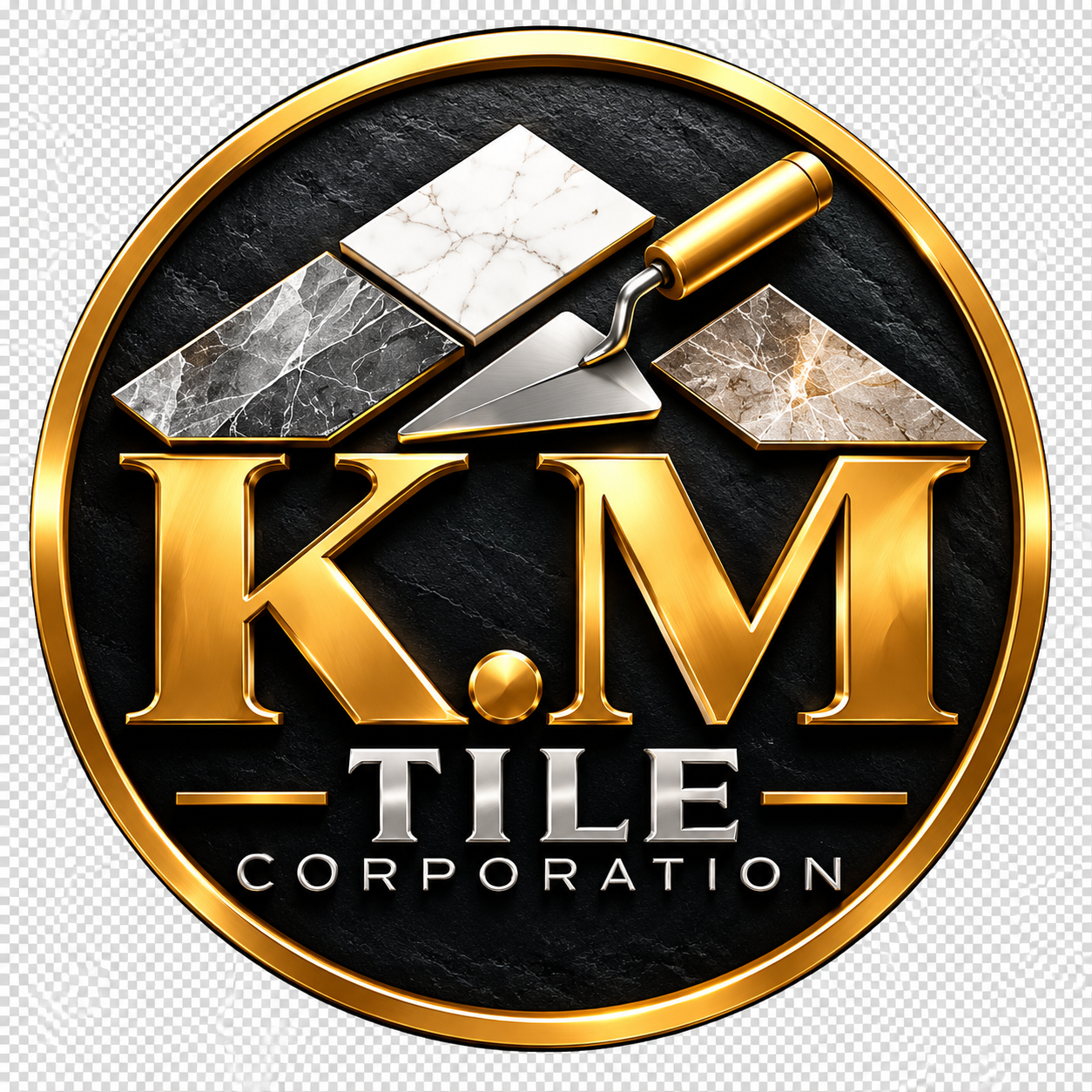 K.M Tile Corporation logo