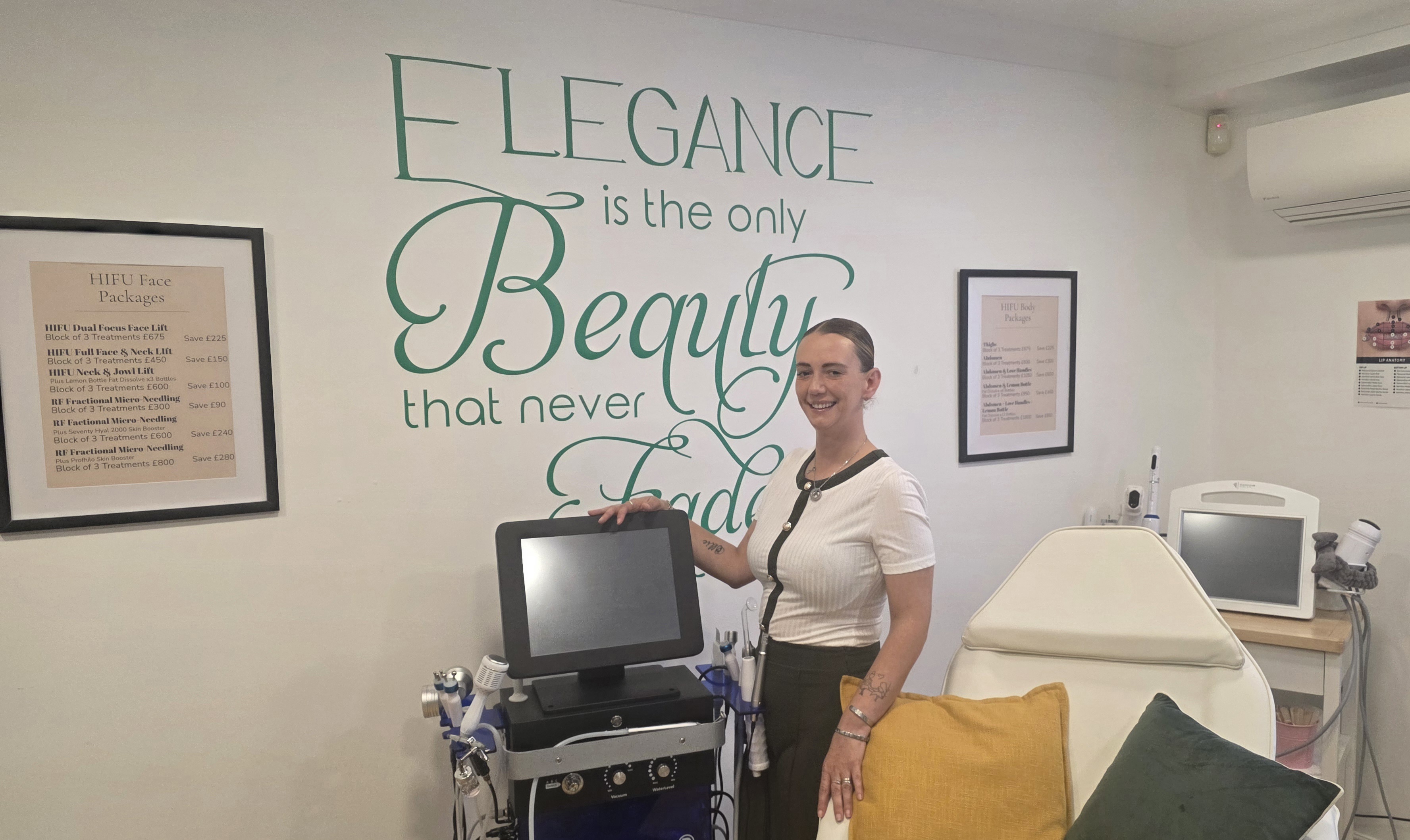 Natalie Carter, Lead Aesthetician at Opulent Skin Clinic