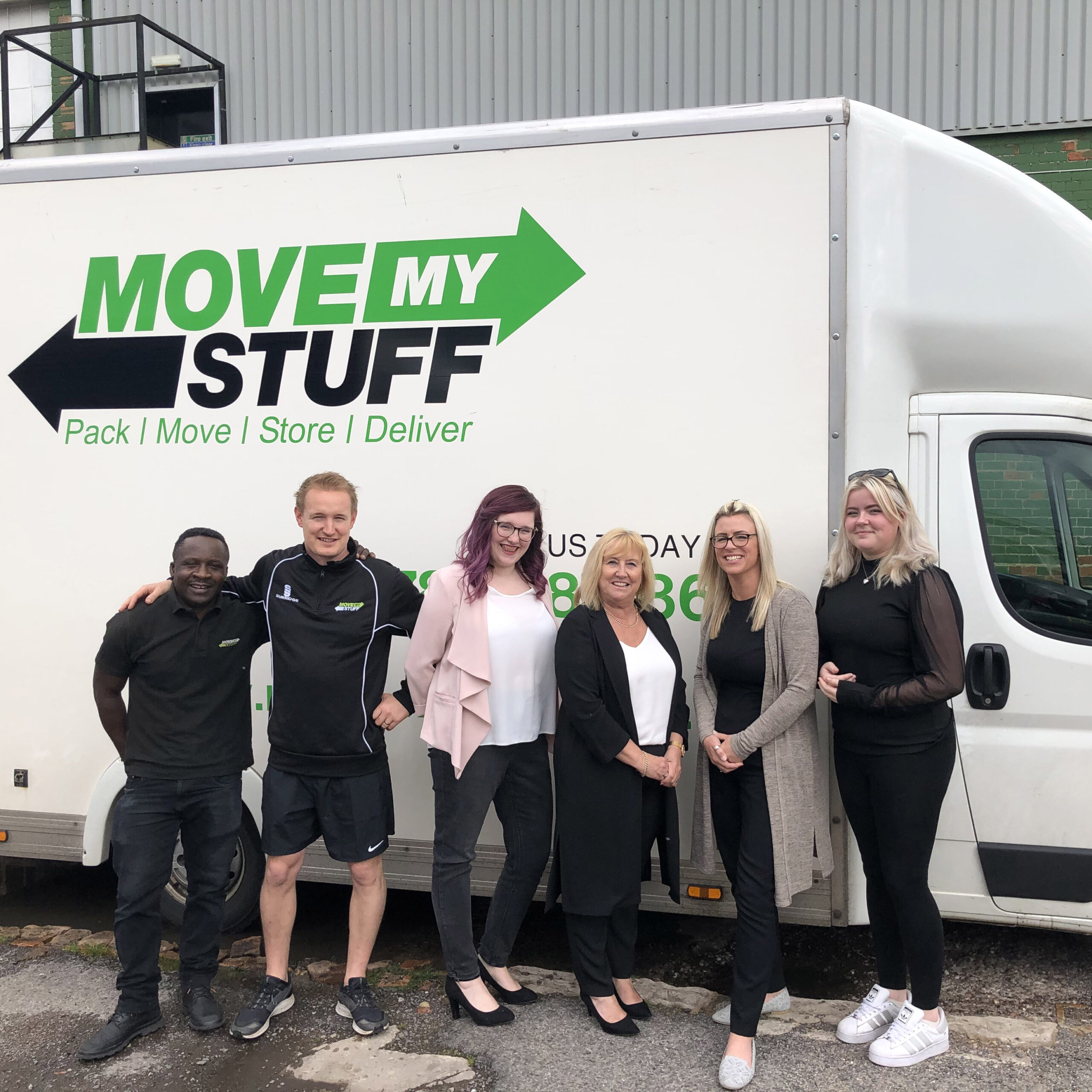 Move My Stuff uniformed clearance team at work in Stoke-on-Trent