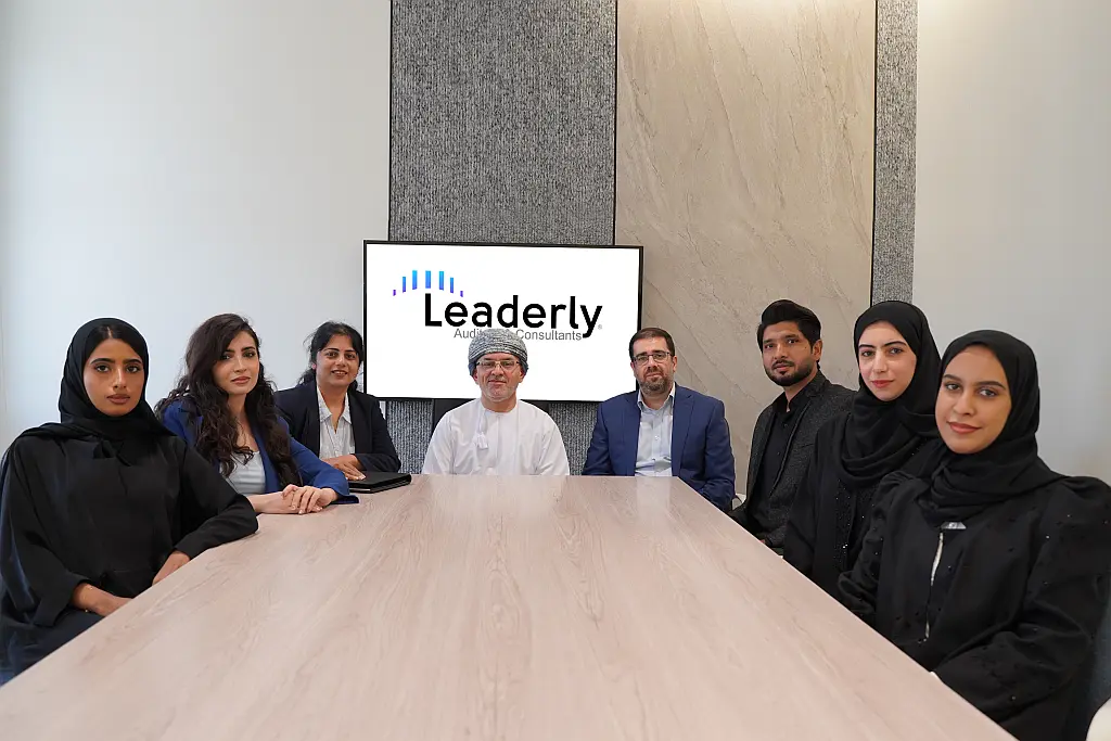 Leaderly team at their Muscat office