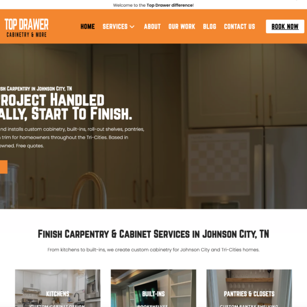 Top Drawer Cabinetry & More — 1-FIND SERVICES client case study