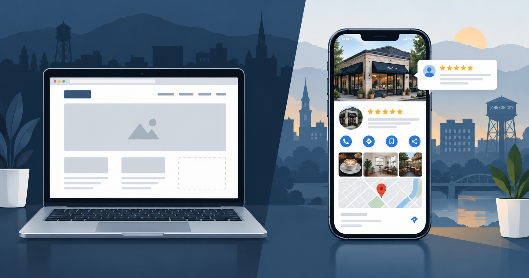 DIY Website or Hire a Local Designer for a Johnson City Service Business