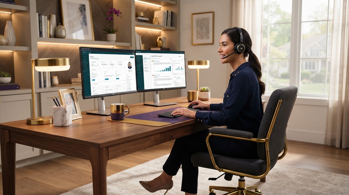 Modern Virtual Call Center Workspace
