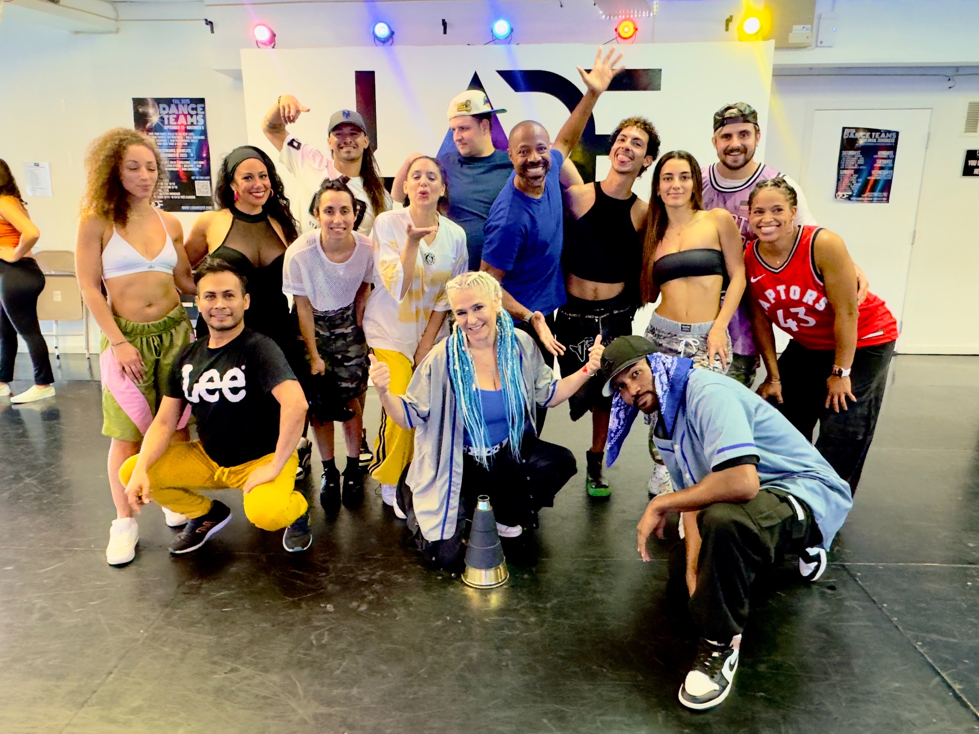 LA DanceFit dancers group photo in studio