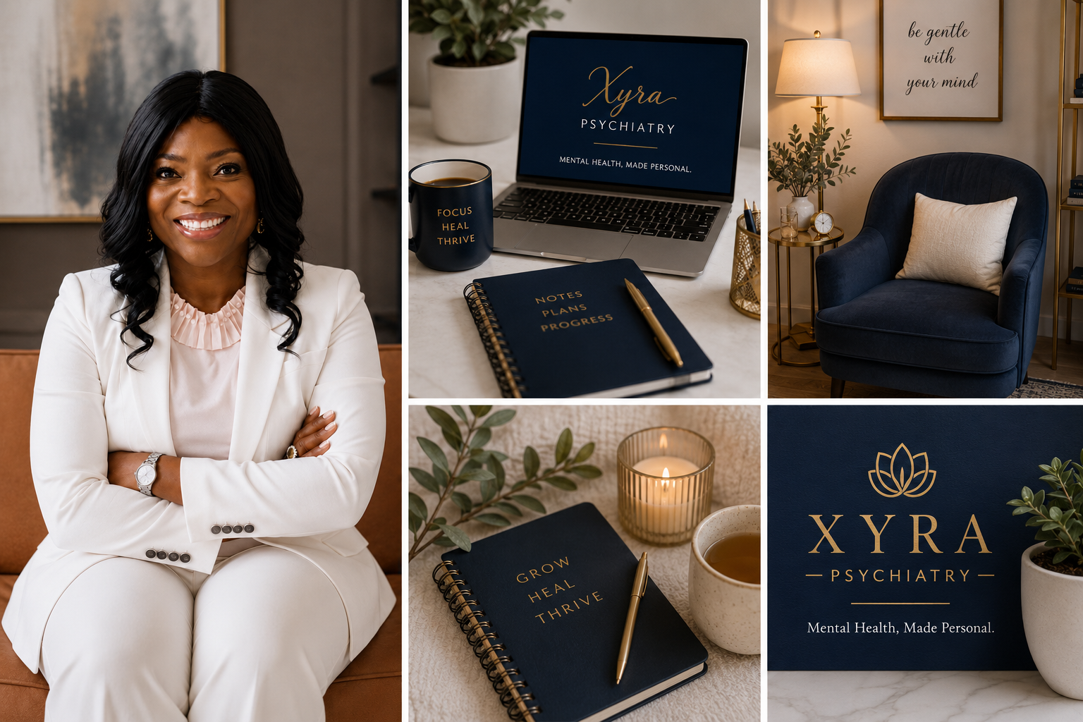Grace Njie and the welcoming virtual practice experience at Xyra Psychiatry