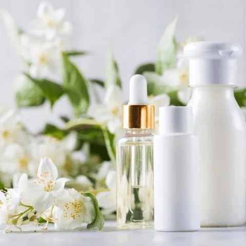 Productos cosméticos naturales terminados
