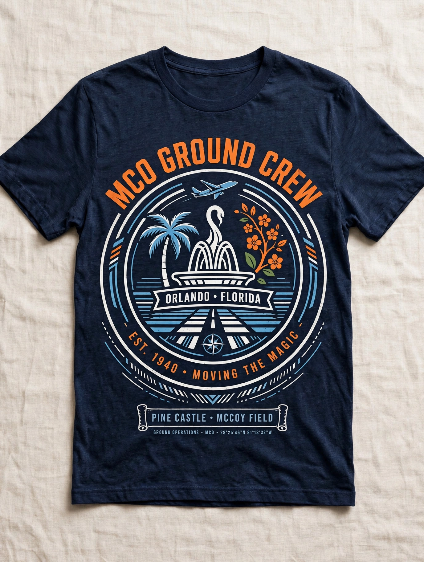 MCO Ground Crew 'Moving the Magic' Tee