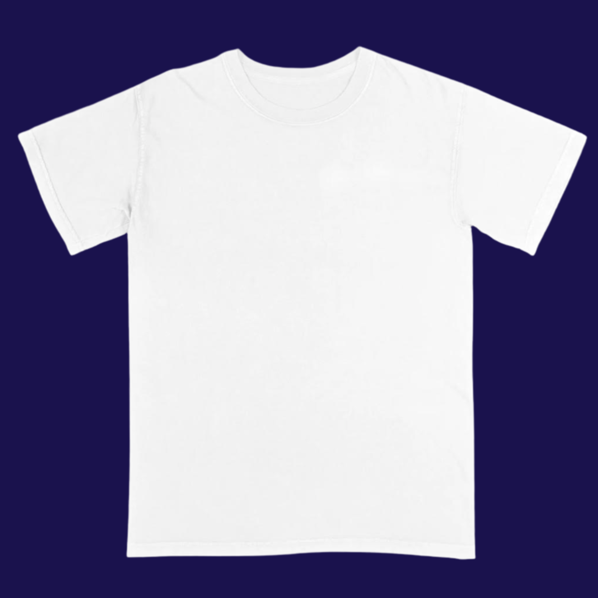 Florida Tech 'Tech Flight' Panther Aviation Tee on Pure White blank garment