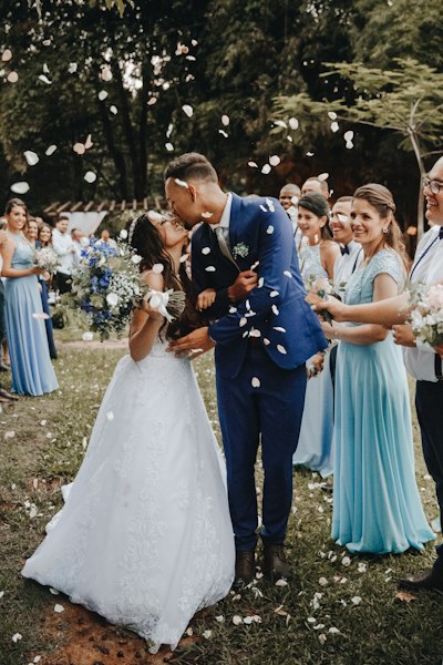 Wedding couple portrait