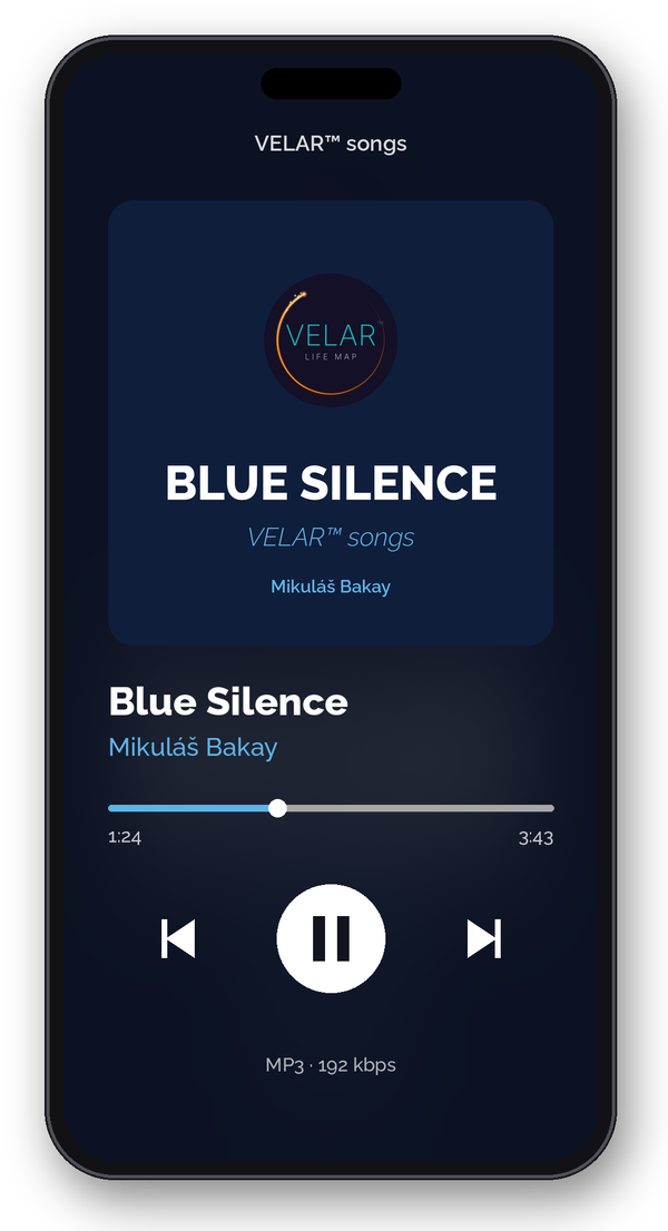 VELAR™ song Blue Silence – MP3
