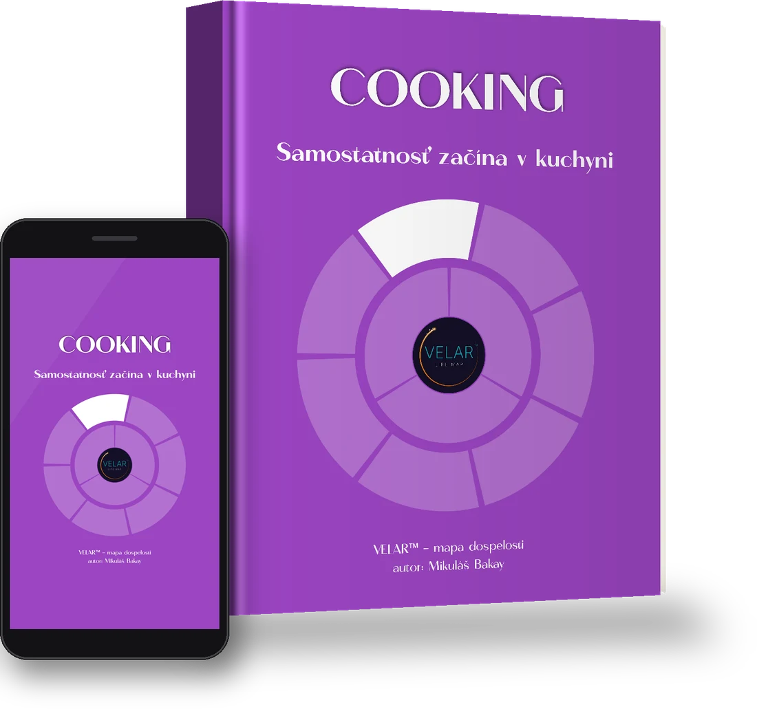 Obálka e-booku VELAR – COOKING: Samostatnosť začína v kuchyni