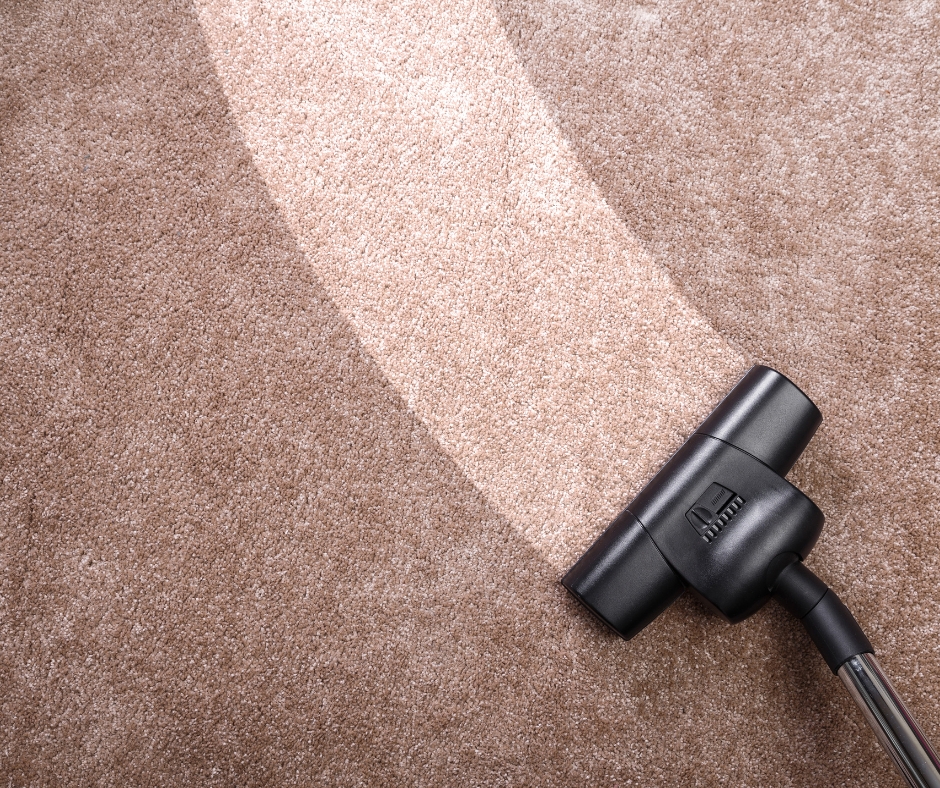 Deep carpet steam extraction and pile restoration