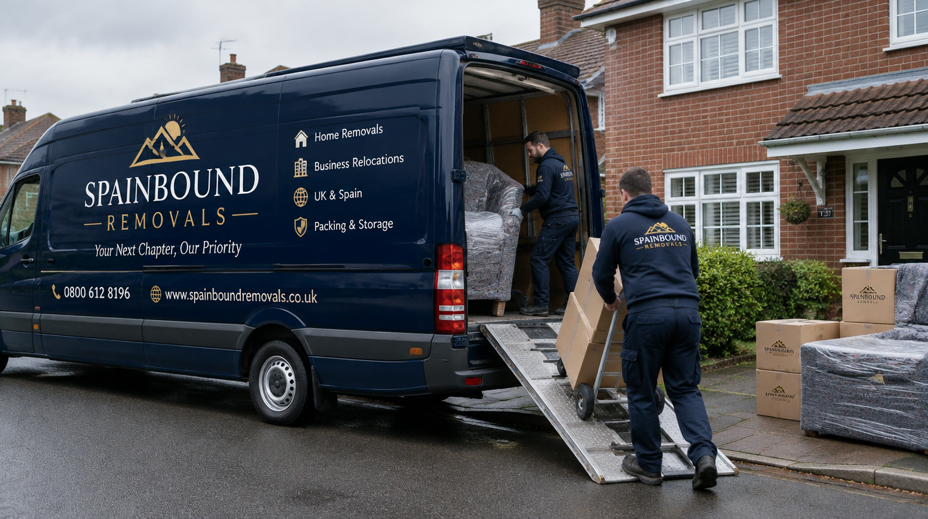 Spainbound Spain → UK removals