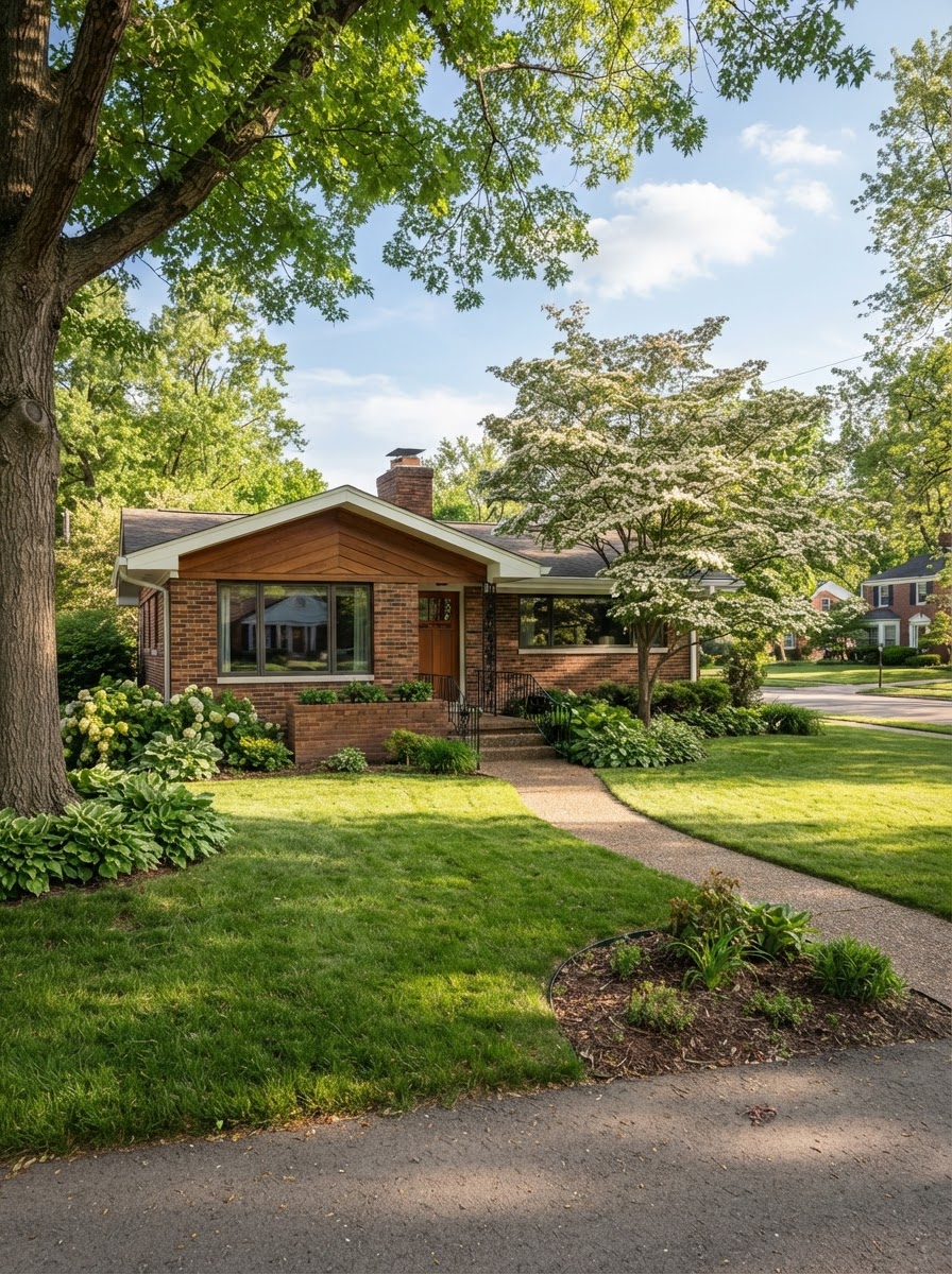 Established residential neighborhood in Columbus — older homes with aging plumbing infrastructure