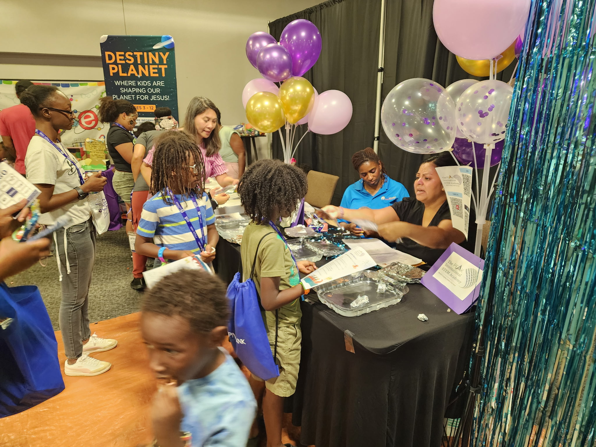 Back to School Fest booth activity, July 19, 2025