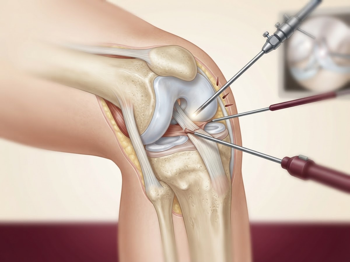 Knee Arthroscopy — Arthroscopic Surgery video