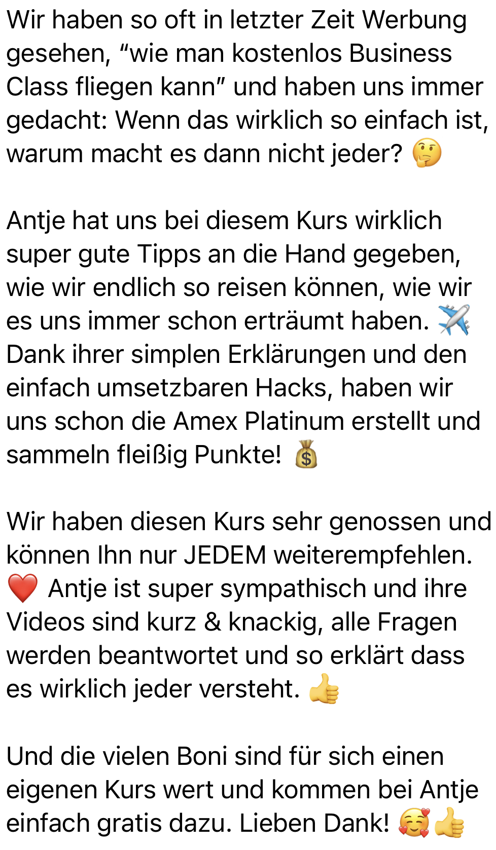 Feedback aus der Community zum Essential Saving Secrets Kurs