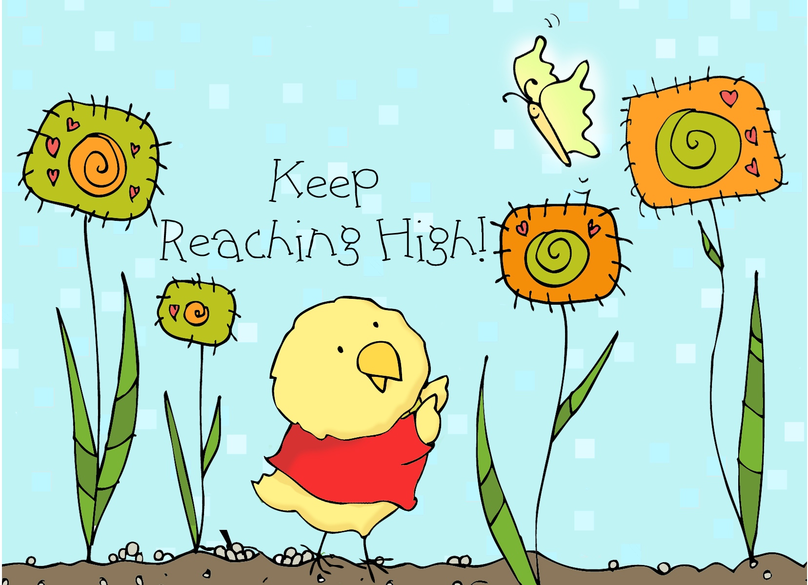 Peepsqueak — original hand-painted art by Leslie Ann Clark
