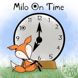 Milo the Fox — original art by Leslie Ann Clark