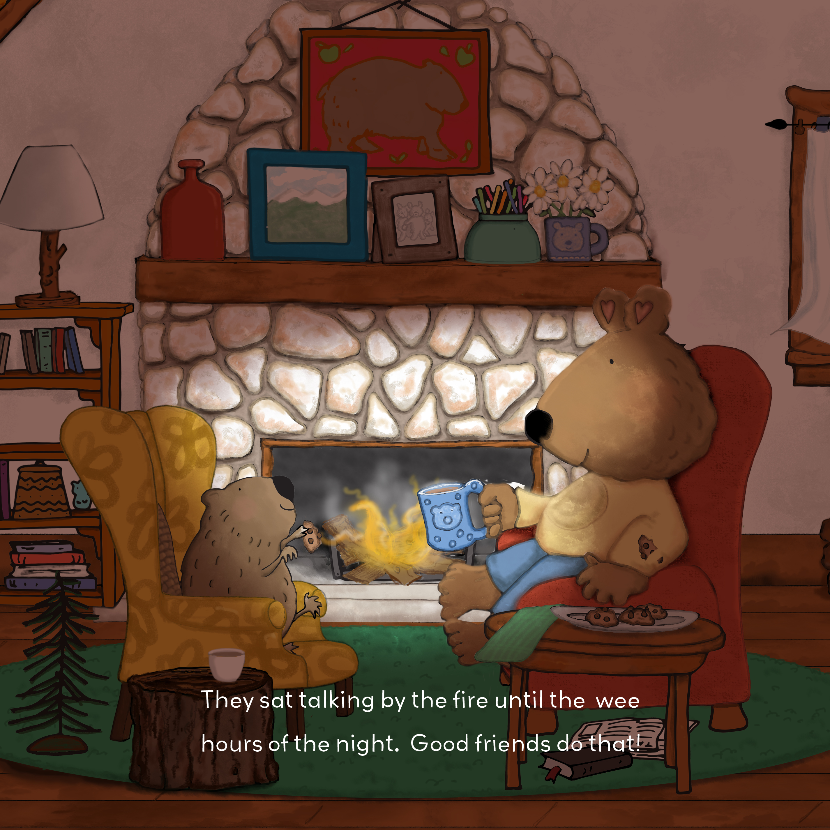 Burl and Briley — storybook illustration by Leslie Ann Clark