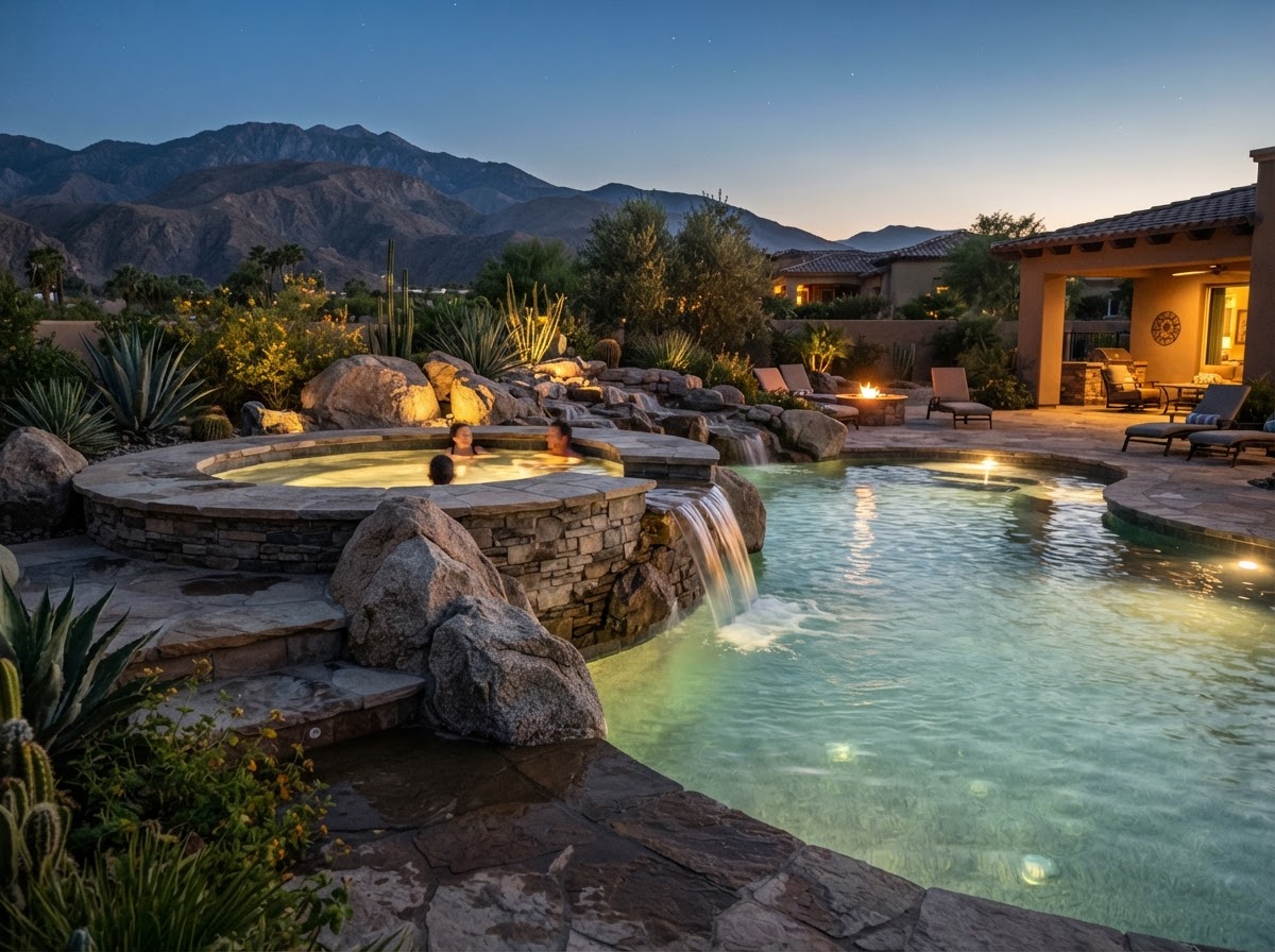 Custom Spas & Spillover Hot Tubs