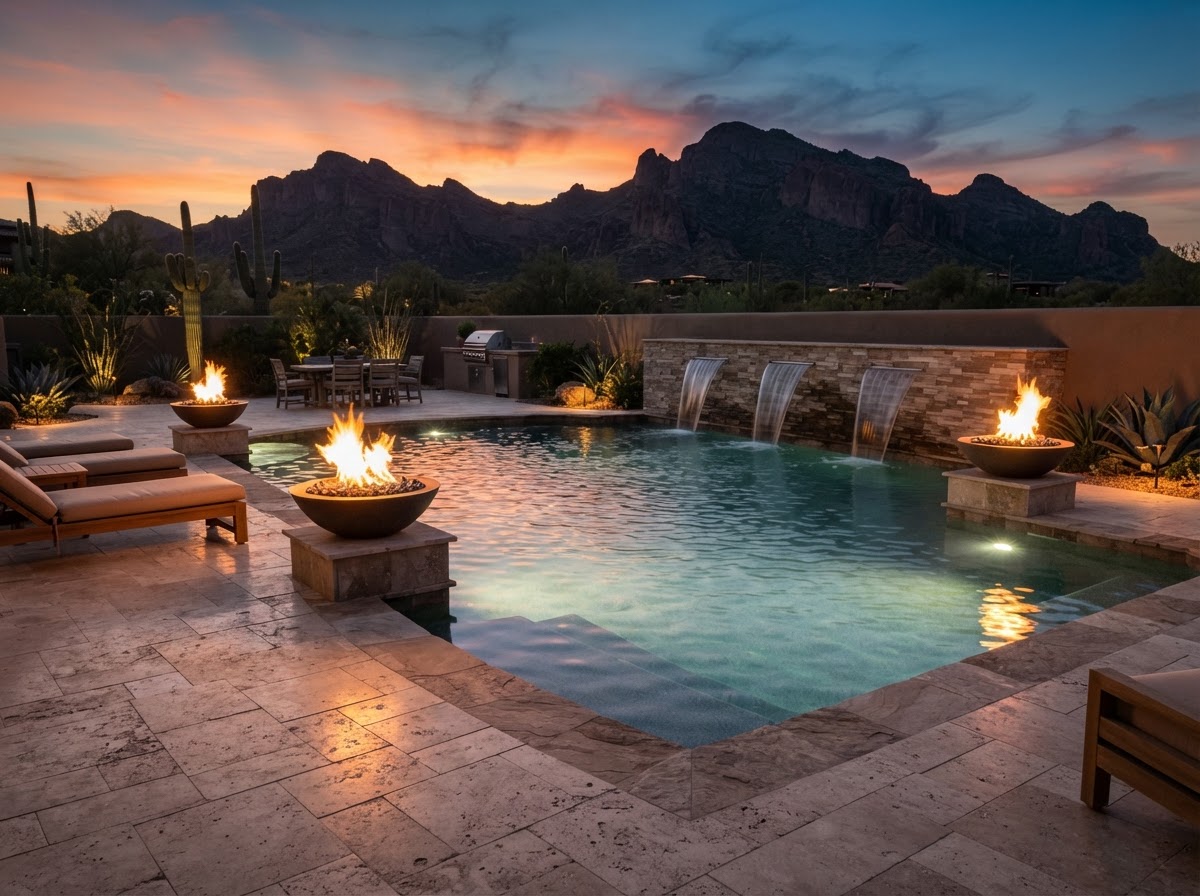Water Features & Pool Hardscaping