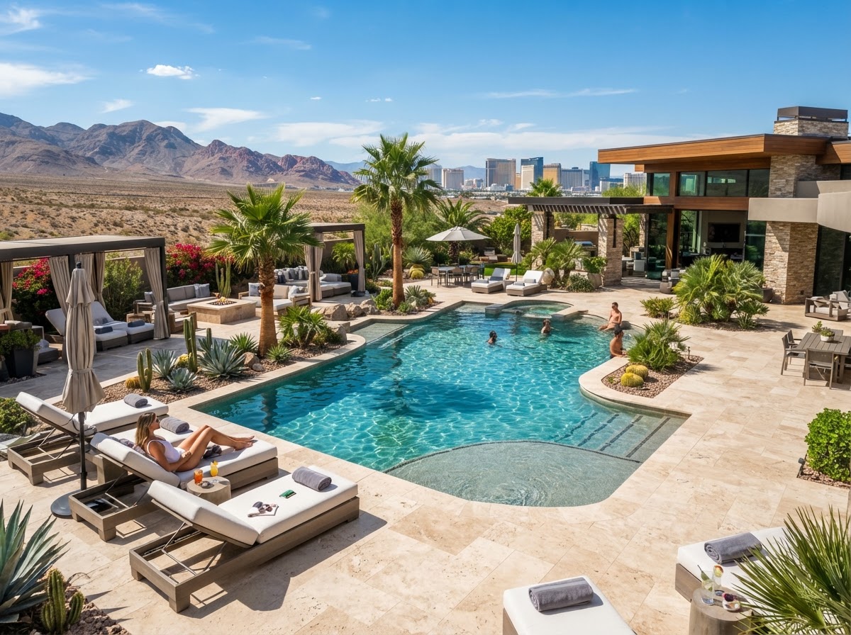 Pool Deck · The Lakes — after