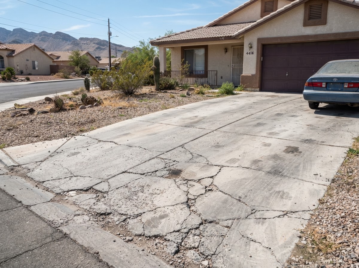 Driveway · Summerlin — before