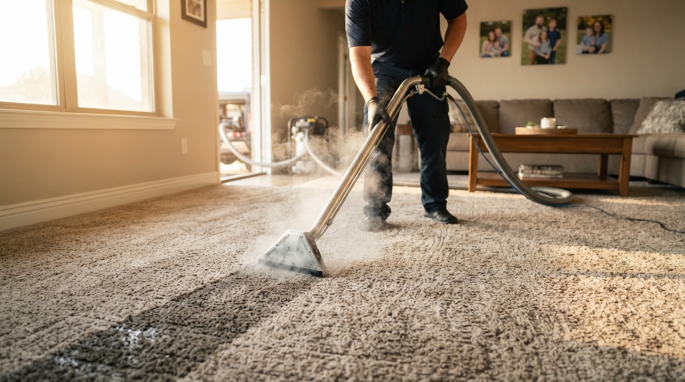 Commercial Truckmount Carpet Cleaning in Fort Gibson OK