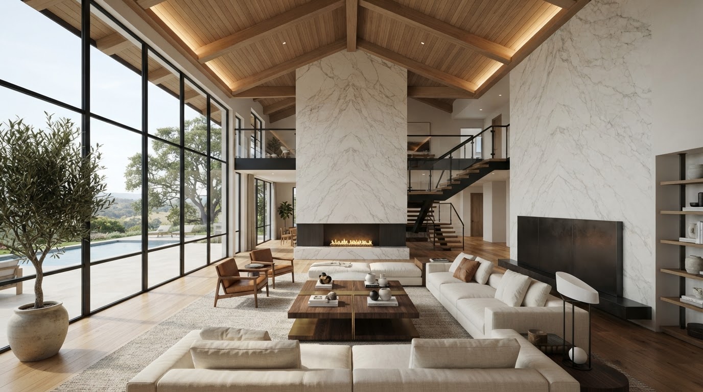 Design Build 3D architectural rendering contact and plan intake