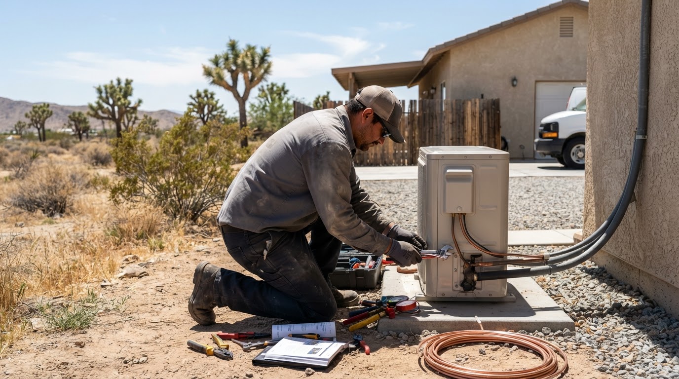 HVAC repair and installation service in California City, CA — Kern County, California